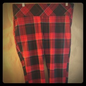 Fitted cropped pants